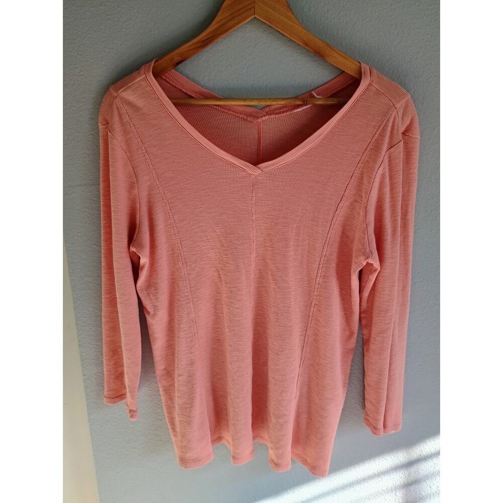 J. Jill Pima cotton Granola Girl Spring Summer Flowy Beachy Coralstone casual s